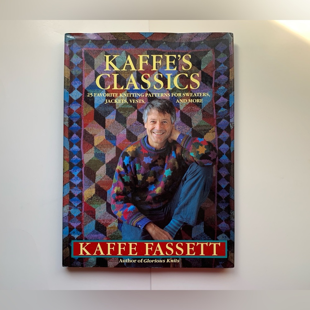 KAFFE’S CLASSICS 25 Knitting Patterns Hardcover Book Kaffe Fassett